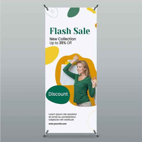 X-Standee with star-flex